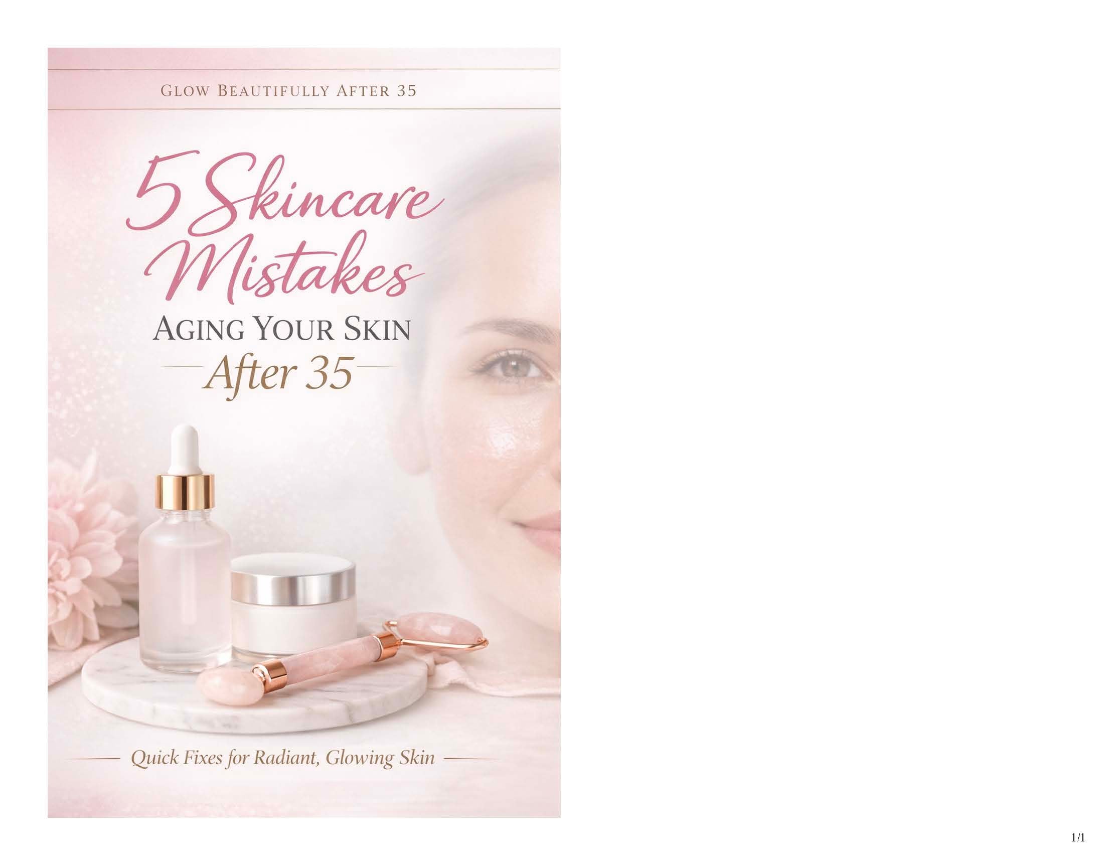 5 Skincare Mistakes Aging Your Skin After 35